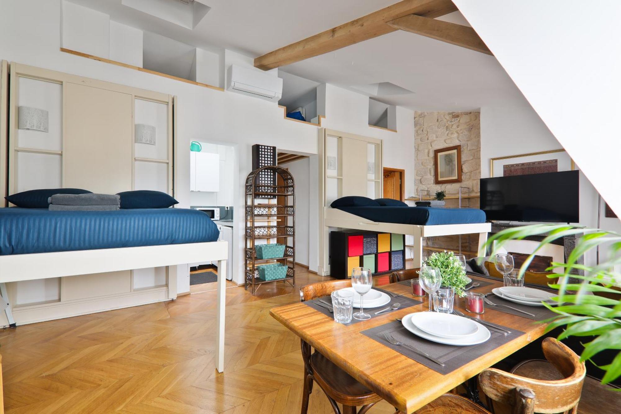 Studio Appartement Quartier Pantheon 3 Free Netflix Parijs Buitenkant foto